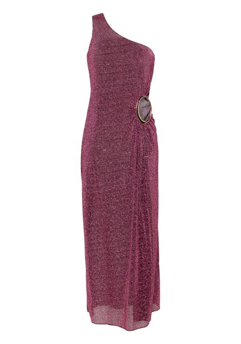 Purple Lumière O-ring maxi dress Oséree - women