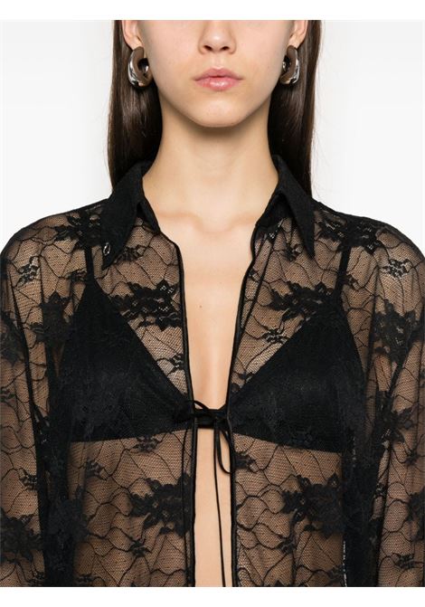 Blusa in pizzo in nero Oséree - donna OSÉREE | OLC143BLK