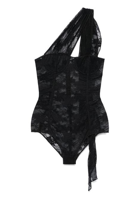 Black Volant bodysuit Oséree - women