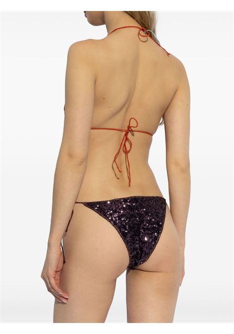 Multicolored sequin-embellished triangle-cup bikini Oseree - women OSÉREE | PTF213CLR