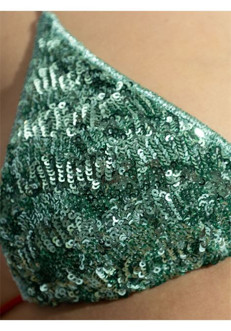 Multicolored sequin-embellished triangle-cup bikini Oseree - women OSÉREE | PTF213CLR