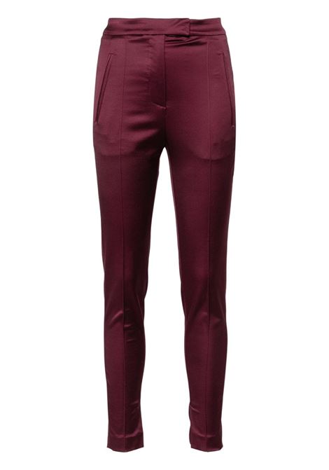 Bordeaux satin trousers Pt01 - women PT01 | Trousers | CDVSFDZ00STDTH020675