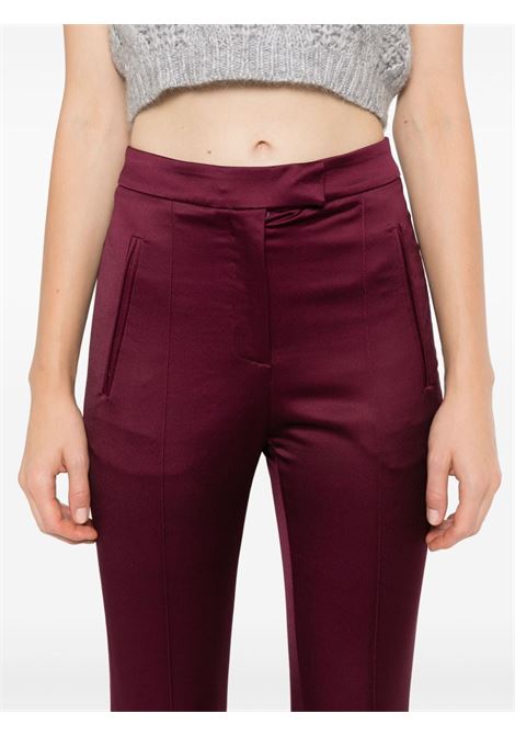 Pantaloni dritti in bordeaux Pt01 - donna PT01 | CDVSFDZ00STDTH020675