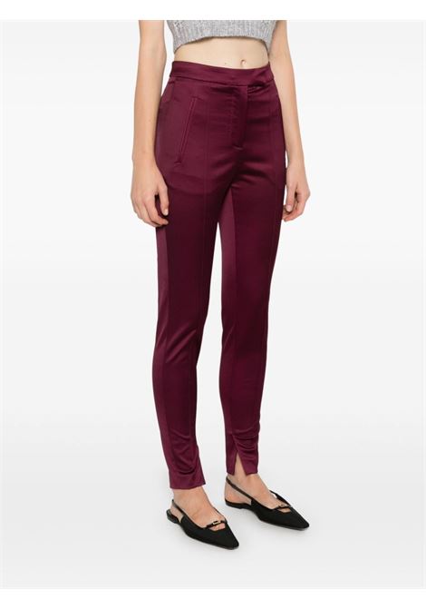 Pantaloni dritti in bordeaux Pt01 - donna PT01 | CDVSFDZ00STDTH020675