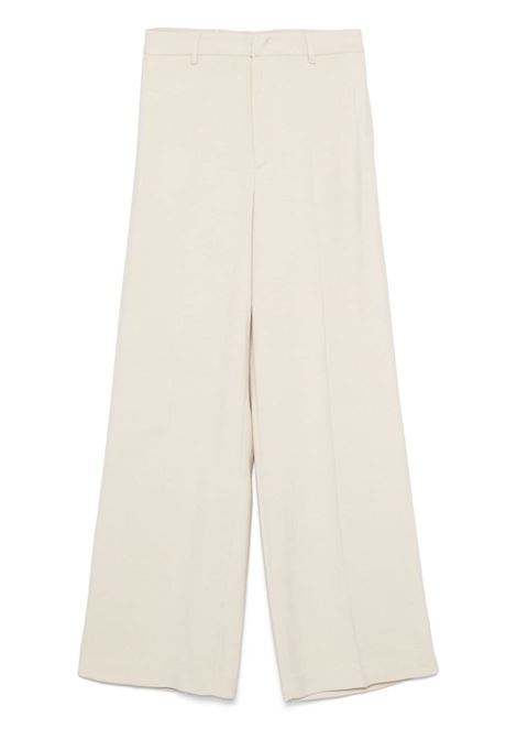 Pantaloni a palazzo in beige Pt01 - donna PT01 | Pantaloni | CDVSLRZ00STDFT580015