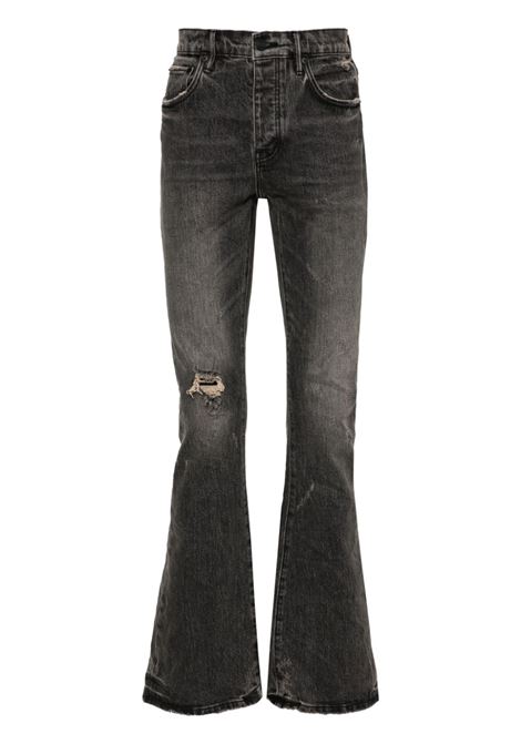 Jeans svasati P004 in nero di Purple - uomo