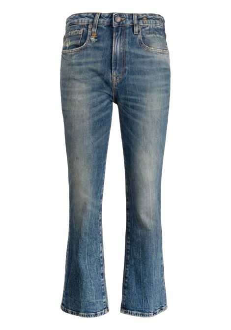 Blue low-rise flared jeans -R13  women