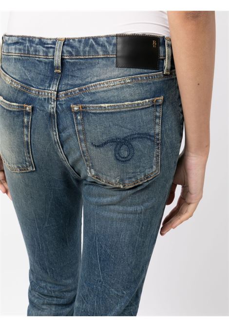 Jeans svasati a vita bassa in blu - R13 donna R13 | R13W0009D081A