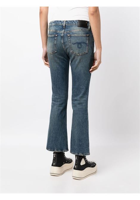 Jeans svasati a vita bassa in blu - R13 donna R13 | R13W0009D081A