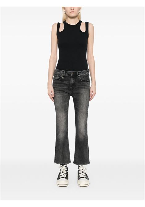 Jeans slim in nero R13 - donna R13 | R13W0009D248A