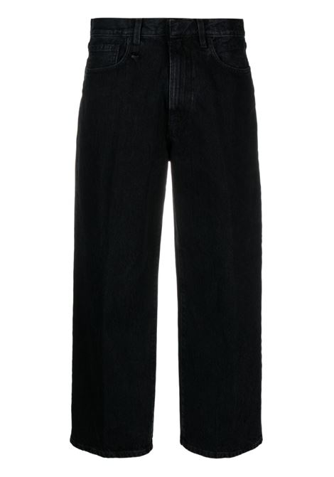 Black D'arcy mid-rise cropped jeans R13- women