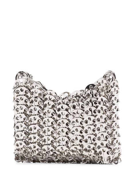 Borsa a spalla metallizzata in argento - donna RABANNE | 20PSS0127MET001P040