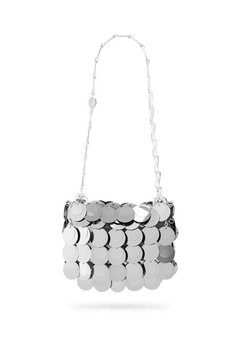 Silver Sparkle layered hand bag Rabanne - RABANNE  women RABANNE | 23ASS0137PLX001P040