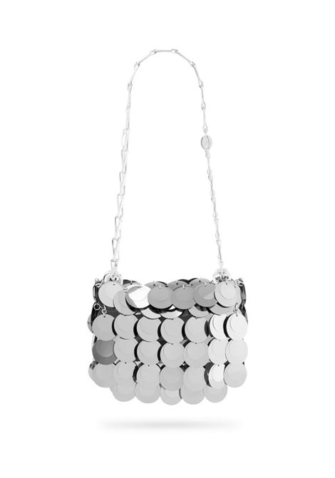 Silver Sparkle layered hand bag Rabanne - RABANNE  women RABANNE | 23ASS0137PLX001P040