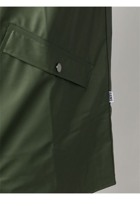 Impermeabile con cappuccio in verde Rains - unisex RAINS | RA12020GRE