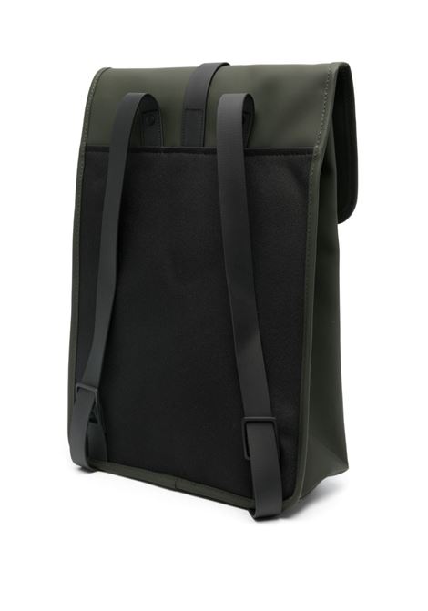 Zaino Rucksack impermeabile di Rains in verde - unisex RAINS | RA13500GRE