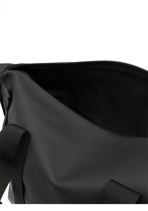 Black logo-debossed waterproof holdall Rains - women RAINS | RA14220BLA