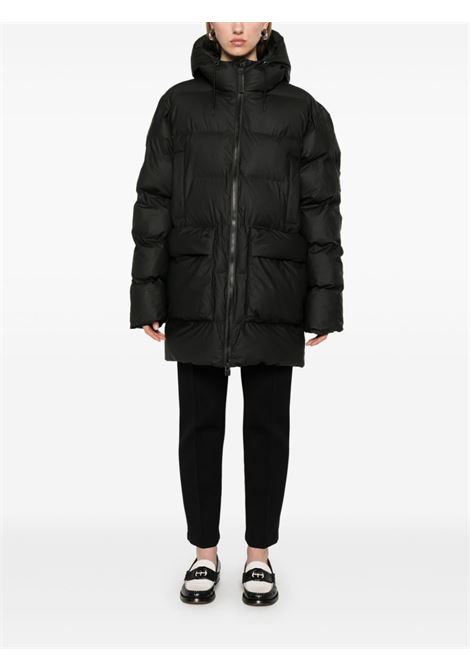 Black Alta coat Rains - unisex RAINS | RA15210BLA