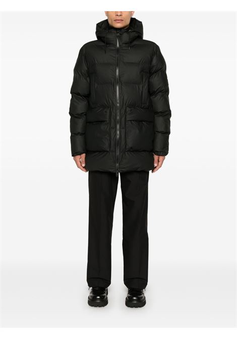 Black Alta coat Rains - unisex RAINS | RA15210BLA