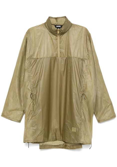 Khaki green Kauto Insulated Poncho Rains - unisex RAINS | Outerwear | RA15950KHA