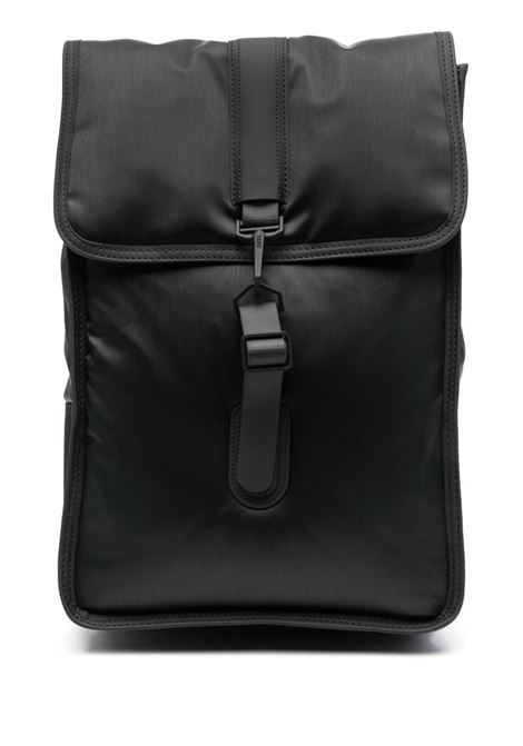 Black mini Puffed backpack Rains - unisex