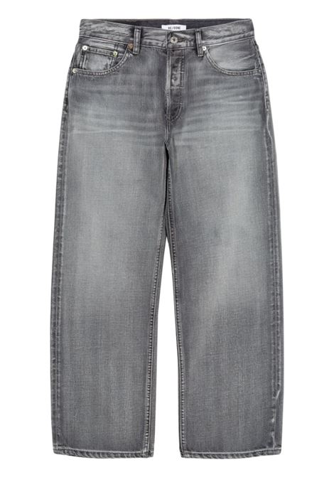 Jeans crop ampi in grigio Re/done - donna RE/DONE | Jeans | 16903WLOSCRPGRIGIO