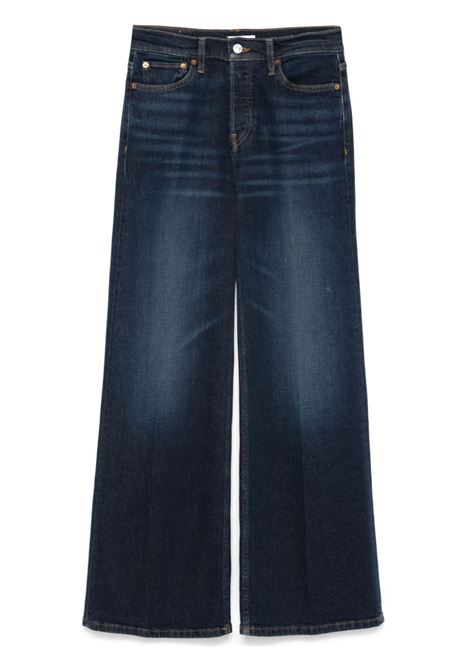 Jeans a gamba ampia in blu Re/done - donna