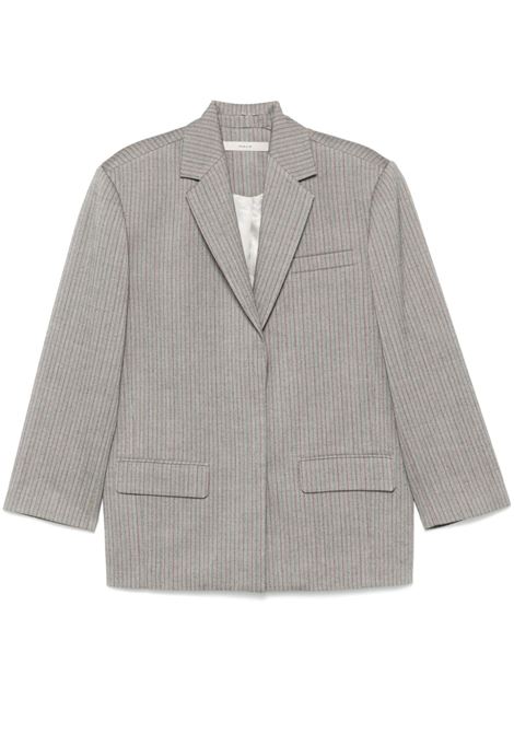 Blazer con motivo spigato in grigio Remain - donna REMAIN | 50187230383038