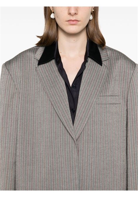 Blazer con motivo spigato in grigio Remain - donna REMAIN | 50187230383038