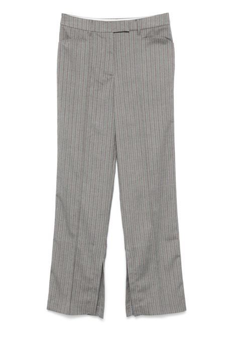 Grey herringbone-pattern striped trousers Remain - women REMAIN | Trousers | 50187330383038