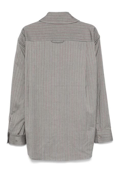 Grey herringbone-patterned shirt Remain - women REMAIN | 50187430383038