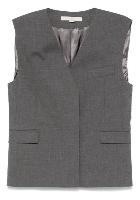 Gilet squadrato in grigio Remain - donna REMAIN | Giacche | 50189819591959