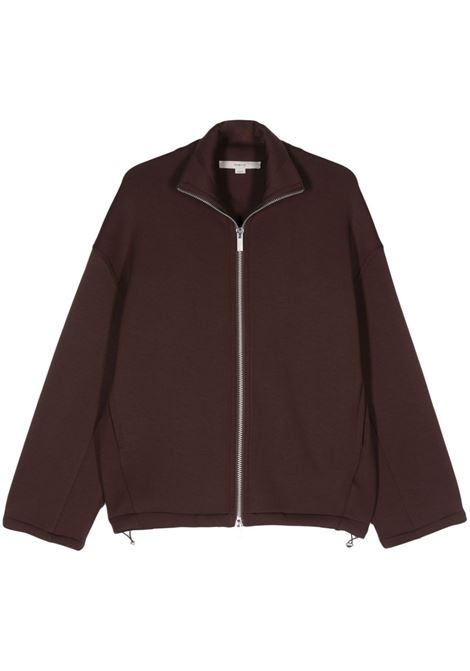 Brown drop-shoulder jacket Remain - women