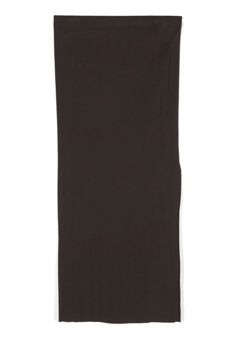 Brown midi pencil skirt Remain - women