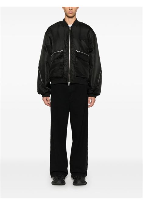 Bomber con zip in nero Represent - uomo REPRESENT | MLM1036001