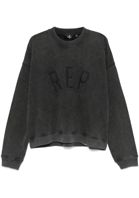 Black Rep Applique sweatshirt Represent - men