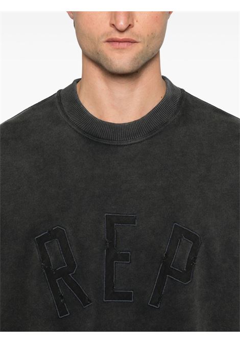 Felpa Rep Applique in nero Represent - uomo REPRESENT | MLM4254003