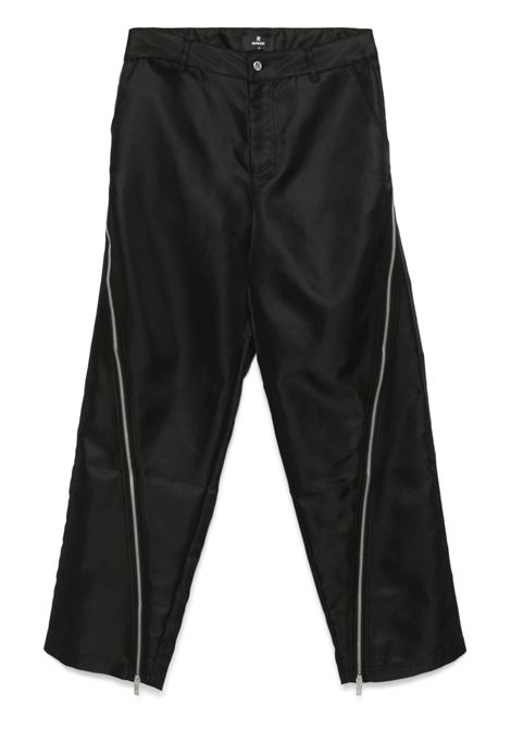 Pantaloni con zip in nero Represent- uomo