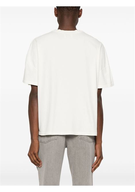 T-shirt a maniche corte reverse in bianco Rhude - uomo RHUDE | RHFW24TT020120241