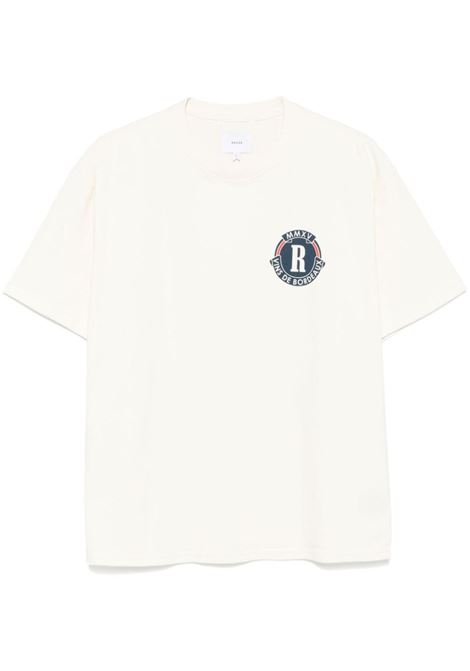 T-shirt con stampa grafica in bianco Rhude- uomo RHUDE | RHFW24TT100120241