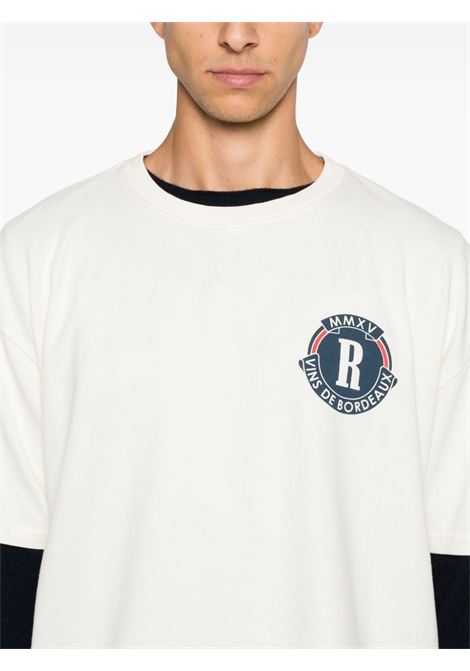 T-shirt con stampa grafica in bianco Rhude- uomo RHUDE | RHFW24TT100120241