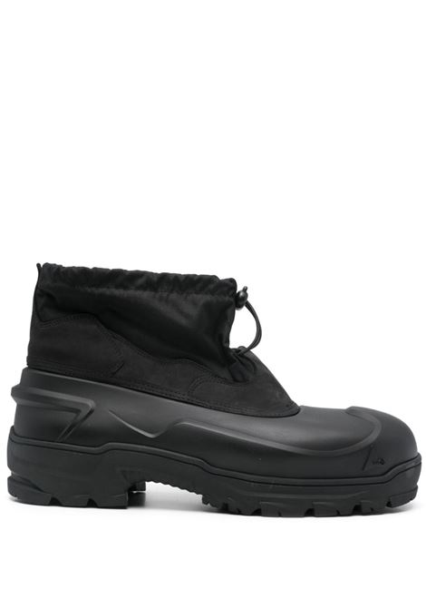 Black panelled boots Roa - men