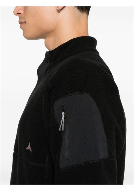 Black Polartec fleece sweatshirt Roa - men ROA | RBMW0245FA191BLK0023