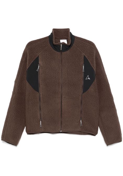 Brown Polartec fleece sweatshirt Roa - men ROA | Sweatshirts | RBMW0276FA212BRW0023