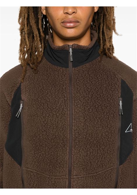 Brown Polartec fleece sweatshirt Roa - men ROA | RBMW0276FA212BRW0023