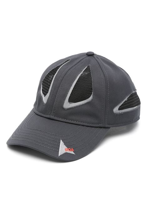 Cappello da baseball con logo in grigio Roa - uomo ROA | Cappelli | RBUW219FA12GRY0025