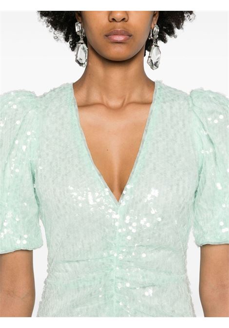 Abito midi con paillettes in verde Rotate - donna ROTATE | 11257511701170