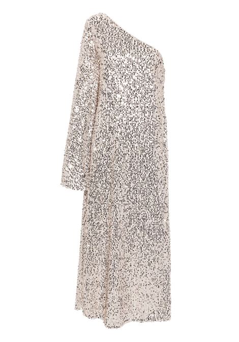 Silver sequin embellished one-shoulder dress Rotate - women ROTATE | Dresses | 11288615311531