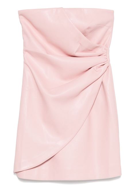 Pink draped mini dress Rotate - women ROTATE | 11304623072307