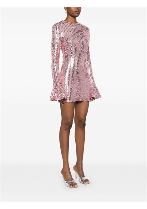 Pink sequin mini dress Rotate - women ROTATE | 11315023072307